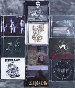 Heavy Metal CD's - Lot of 10, Nice Assortment, Used See PHOTOS and LIST- Nice!! - Picture 1 of 2
