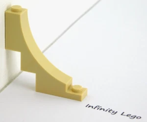 5 LEGO Tan / Beige Arch 1 x 5 x 4 Inverted (30099) - 5 Pieces - Picture 1 of 3