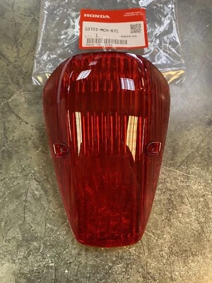 OEM Honda 2004-2009 VTX1300C, 2002-2007 VTX1800C Tail Light Lens 33702-MCH-671 - Image 1 of 4