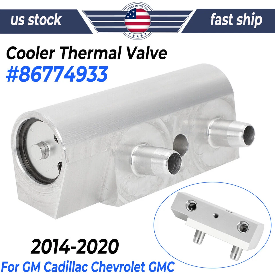 For Cadillac Chevrolet GMC 2014-2020 Transmission Cooler Thermal Valve 86774933 Foto 1 de 4