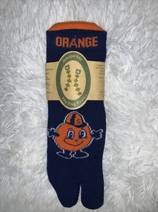 Donegal Bay Syracuse Orange Socks-blue And Orange Flip Flop Footies, NWT 1 Size - Picture 1 of 3