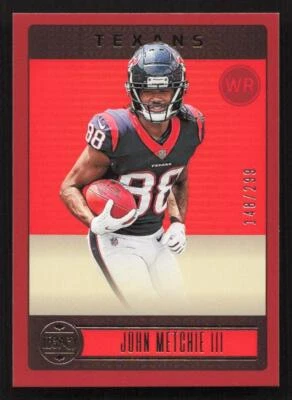 2023 Panini Legacy John Metchie III Red #38 Card #/299 - Image 1 of 2