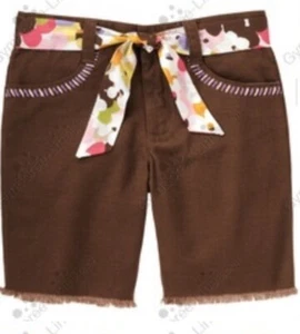 Gymboree Glamour Safari Bermuda Brown shorts size 5 New - Picture 1 of 2