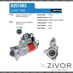 Delco Remy Starter Motor 12V 11Th CW 39MT For FREIGHTLINER Argosy Evolution - Picture 1 of 1