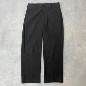 Vintage Cut L.L.Bean Wool Pants Men 32 Straight Leg 34x30 Regular Dress Trousers - Picture 1 of 10