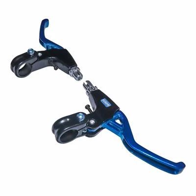 HMParts Performance Bremshebel Re/Li blau Pocket Bike Mini Cross 2-Takt - Bild 1 von 3