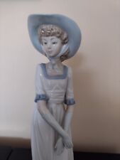 Nao By Lladro 'Louise' Girl With Summer Hat Figurine