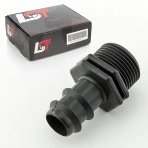 Connettore Dritto Rigato 20x3/4" Riduttore Sistema Irrigazione Tubo PE - Foto 1 di 7