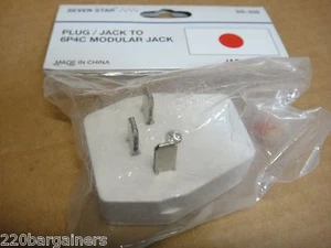 Adaptador de toma de corriente de teléfono japonés - Convierte toma de teléfono de Japón al estilo de EE. UU. - Imagen 1 de 5