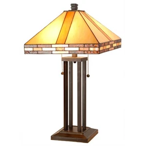 Art deco Large Tiffany Table Lamp - Picture 1 of 2
