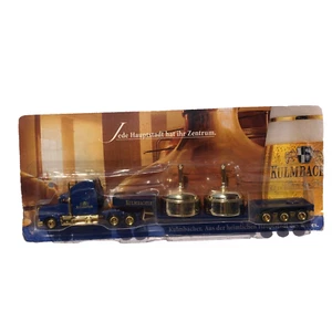 High Speed Kulmbacher Beer Peterbilt 377 Truck+Trailer German Beer Diecast 1:87 - Picture 1 of 4