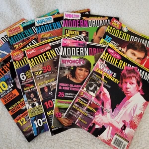 Lot Of 10 Modern Drummer Year 2007 Magazines / Jan-Sept + Nov - Imagen 1 de 14