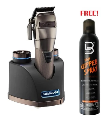 BaByliss Pro BLACK SNAP FX Professional Clipper Dual Battery System & FREE SPRAY - Image 1 of 4