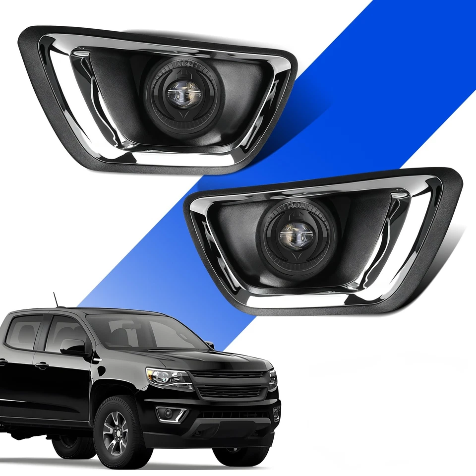 Luces antiniebla LED para parachoques Chevy Colorado 15 16 17 18 19 20 Foto 1 de 4