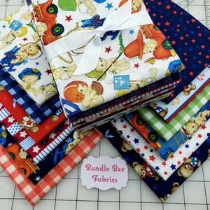 AMERICAN BABY~MICHAEL MILLER Fat Quarter paquete de (12) acolchado nuevo 100 % algodón - Imagen 1 de 7