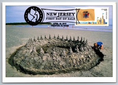 #4308 New Jersey Statehood FDC Maxi Card - Image 1 of 2