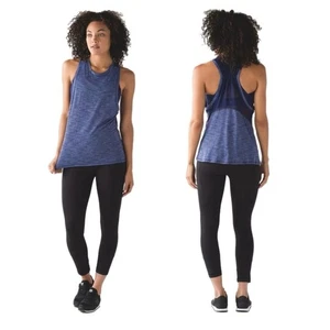 Lululemon Work The Circuit Tank Heathered Hero Blue Hero Blue Size 8 - Picture 1 of 8
