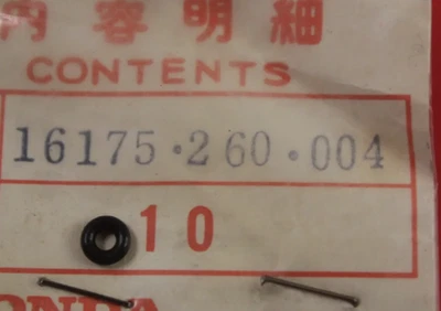 Новый из старых запасов Honda C70 CA160 CA175 CA72 CA77 CB160 CB450 CB72 CB77 CL160 16175-260-004 - Изображение 1 из 4