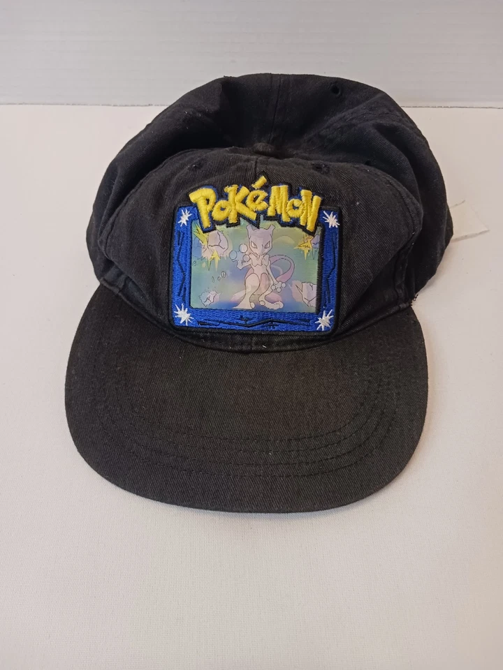 Pokémon MewTwo Holograma Holográfico Juvenil Talla Sombrero De Colección 2000 Ajustable  Foto 1 de 4