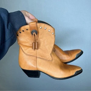 Laredo | Mujer’s 7 Marrón Tostado Botines Estilo Occidental Cuero Punta - Imagen 1 de 6
