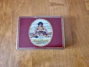 Alte Blechdose 25 Seraidaris Cigarettes Bad Kreuznach - Bild 1 von 7