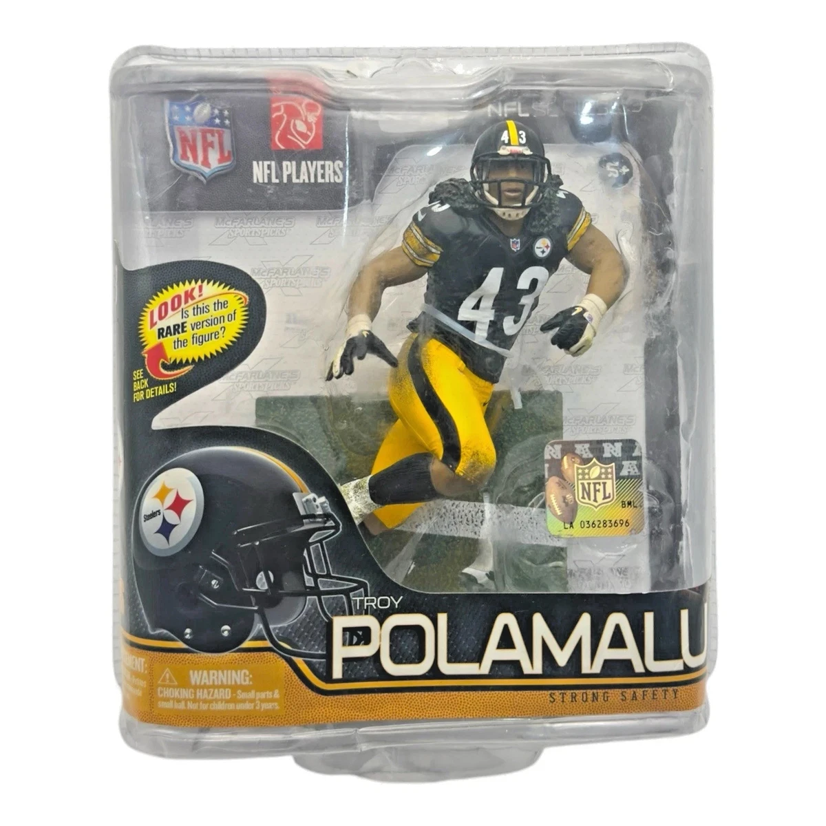 Troy Polamalu NFL Fan Action Figures for sale | eBay