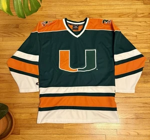 Herren Large University of Miami UM Hurricanes Hockey Colosseum NCAA Trikot - Bild 1 von 7