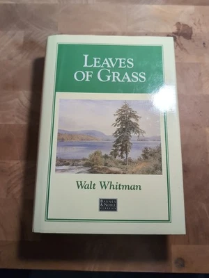 Leaves of Grass by Walt Whitman: HCDJ VG Barnes & Noble 1993 - Image 1 of 4