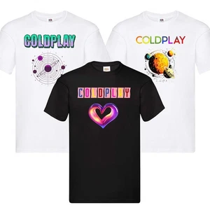 Camiseta COLDPLAY Band Gira 2025 Unisex Algodón Concierto Camiseta Top - Imagen 1 de 5