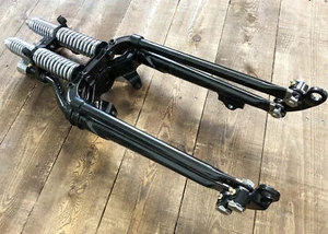 Antik Vintage Springer Gabeln für Harley Bobber Chopper schwarz Big Port 20 Zoll - Bild 1 von 10