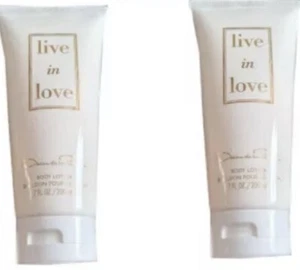 LIVE IN LOVE OSCAR DE RENTA BODY LOTION 2X200 ML - Picture 1 of 7