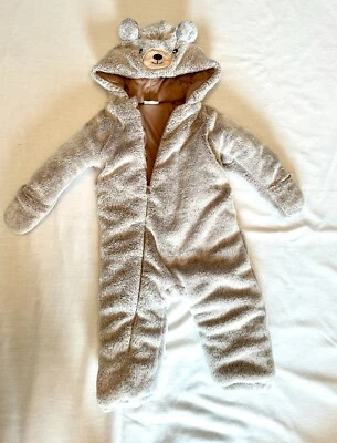 Traje de 1 pieza de ropa exterior de oso de felpa para bebé Koala - talla 9-12 meses - nuevo Foto 1 de 4