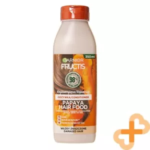 GARNIER Fructis Papaya Hair Food Vegan Pflegend Beschädigt Haar Balsam 350ml - Bild 1 von 24