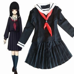 Hell Girl Enma Ai Girl School Uniforms Cosplay Set High quality Costume - Picture 1 of 1