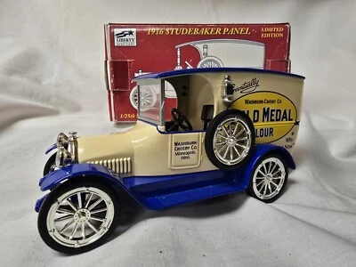 1916 Studebaker Gold Medal Flour Delivery Van Liberty Classic Toy Coin Bank - Image 1 of 4