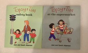 Topsy & Tim X2 Books No’s 20&21 Safety Book & At The Supermarket 1990 - Picture 1 of 1