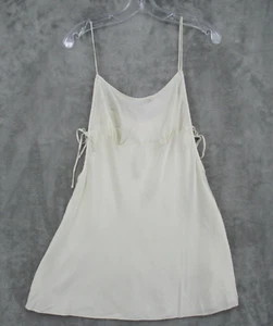 Victorias Secret Chemise Medium Silk Side Tie Wedding Bridal Babydoll Evening - Picture 1 of 11