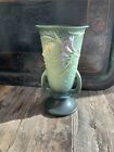 Roseville Freesia Green 1945 Vintage Mid Century Modern Art Pottery Vase 125-10