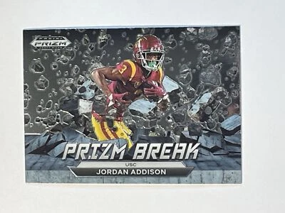 2023 Panini Prizm Draft Picks Jordan Addison #PB-8  Prizm Break - Image 1 of 2