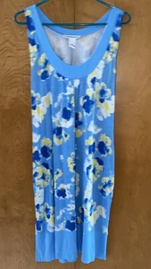Cruise Wear&Co XXL nightgown /daywear Dress Beautiful Blue Team - Picture 1 of 4