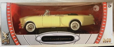 Road Signature 1953 Yellow Packard Caribbean Convertible 1:18 Diecast - Image 1 of 4