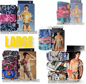 New 3 pack Men's Low Rise Fashion Action Briefs Small Medium Large Vintage NOS - Picture 1 of 30