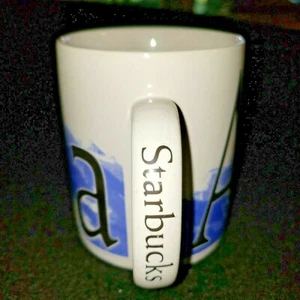 Starbucks Austria City Becher 2001 von Jan Belson 4" Kaffeetasse - Bild 1 von 8