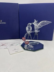 Swarovski Crystal Swallows On Branch Figurine 5475566 MIB Decorative - Picture 1 of 17