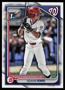 Bowman Draft Seaver King #BD-62 2024 Béisbol Nacionales de Washington 1er - Imagen 1 de 2