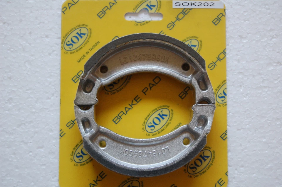 REAR BRAKE SHOES fit YAMAHA PW 80 Y-Zinger 1983-2010 PW80 - Image 1 of 1