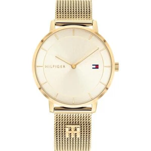 Tommy Hilfiger 1782286 Dressed Up Damen Uhr Armbanduhr Analog 35 mm Gold - Bild 1 von 3