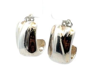 Pendientes de clip de plata de ley 925 Simon Sebbag 17,3 g Foto 1 de 4