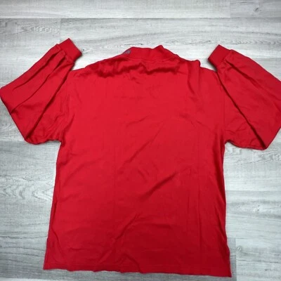 Vtg le coq sportif Long Sleeve Pullover 100% Cotton Logo Mock Turtleneck Size XL - Image 1 of 4