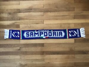 Echarpe sciarpa football vintage calcio Forza Sampdoria